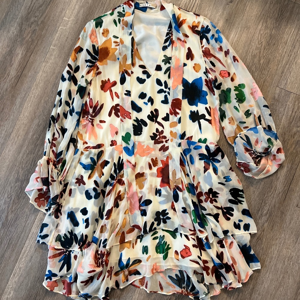 Alice+Olivia drop waist dress
